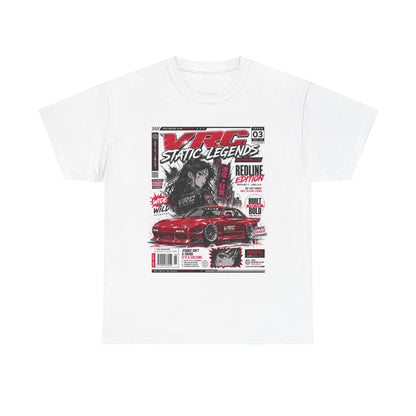 Car Culture Tee - "Static Legends" Redline Edition Graphic T-Shirt