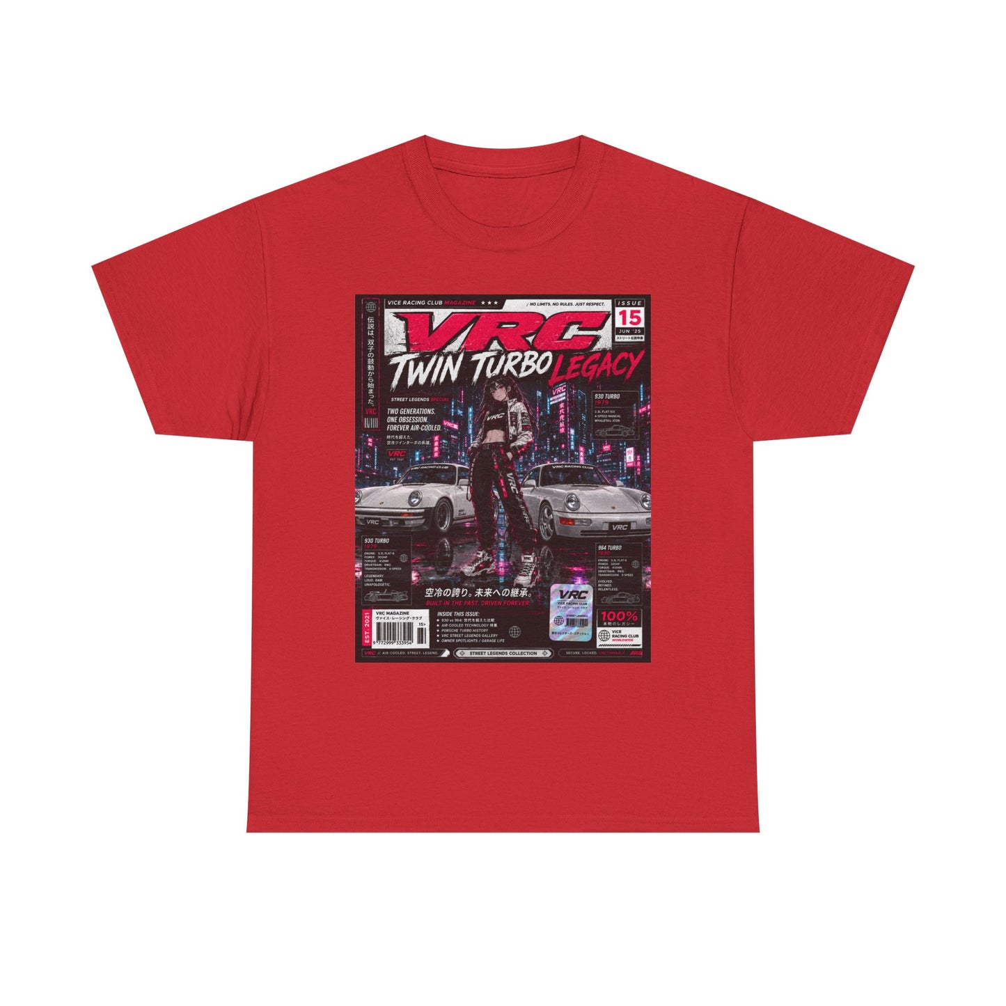 VRC Twin Turbo Legacy Racing Graphic Tee – Neon Street Legends Shirt