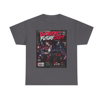 Future Drift Tee — Vaporwave Racing Graphic T-Shirt with "VRC Future Drift" Design