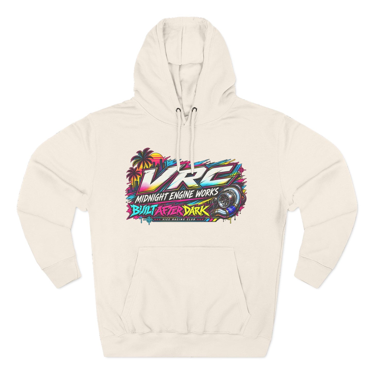 VRC Midnight Engine Works Hoodie – Built After Dark Turbo Racing Hoodie