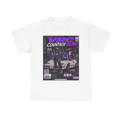 VRC Countach Voltage Racing Graphic Tee – Neon Street Legends Shirt