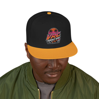 VRC Sunset Spec Snapback Hat – Vice Racing Club Embroidered Street Racing Cap