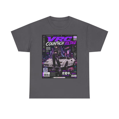 VRC Countach Voltage Racing Graphic Tee – Neon Street Legends Shirt