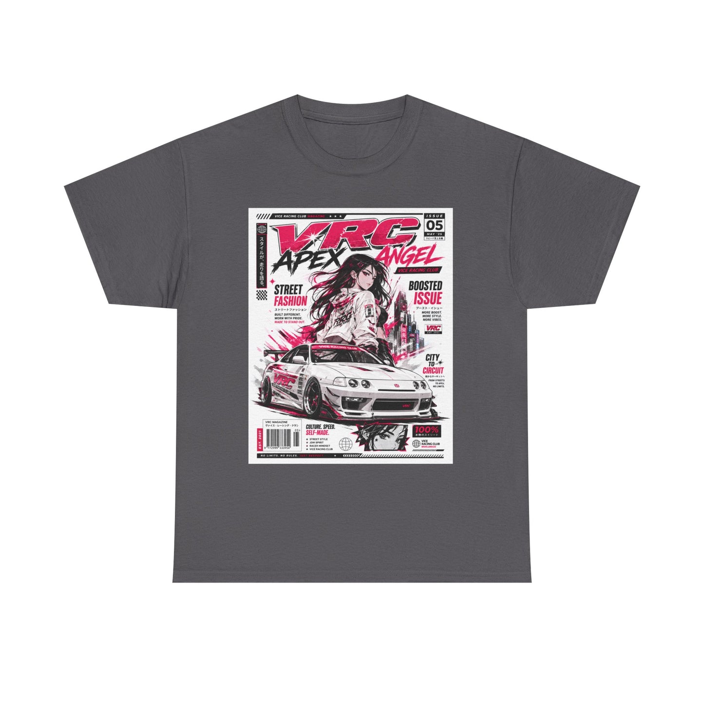 Racing Manga Tee — Apex Angel Street Car Graphic Shirt
