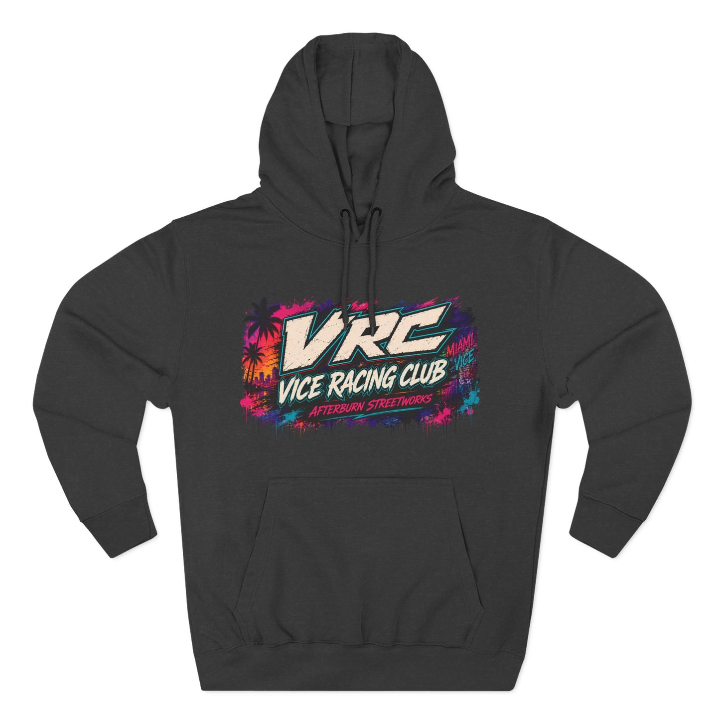 VRC Boost Culture Hoodie – Neon Turbo Street Racing Graphic Hoodie