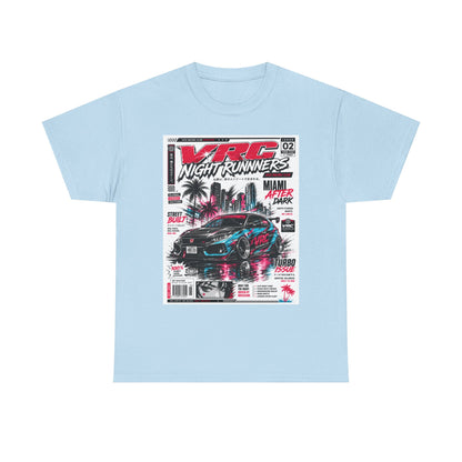 VRC Night Runners Miami After Dark Graphic Tee – Street Built Racing Shirt