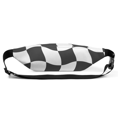 Checkered "I Love Racing" Fanny Pack
