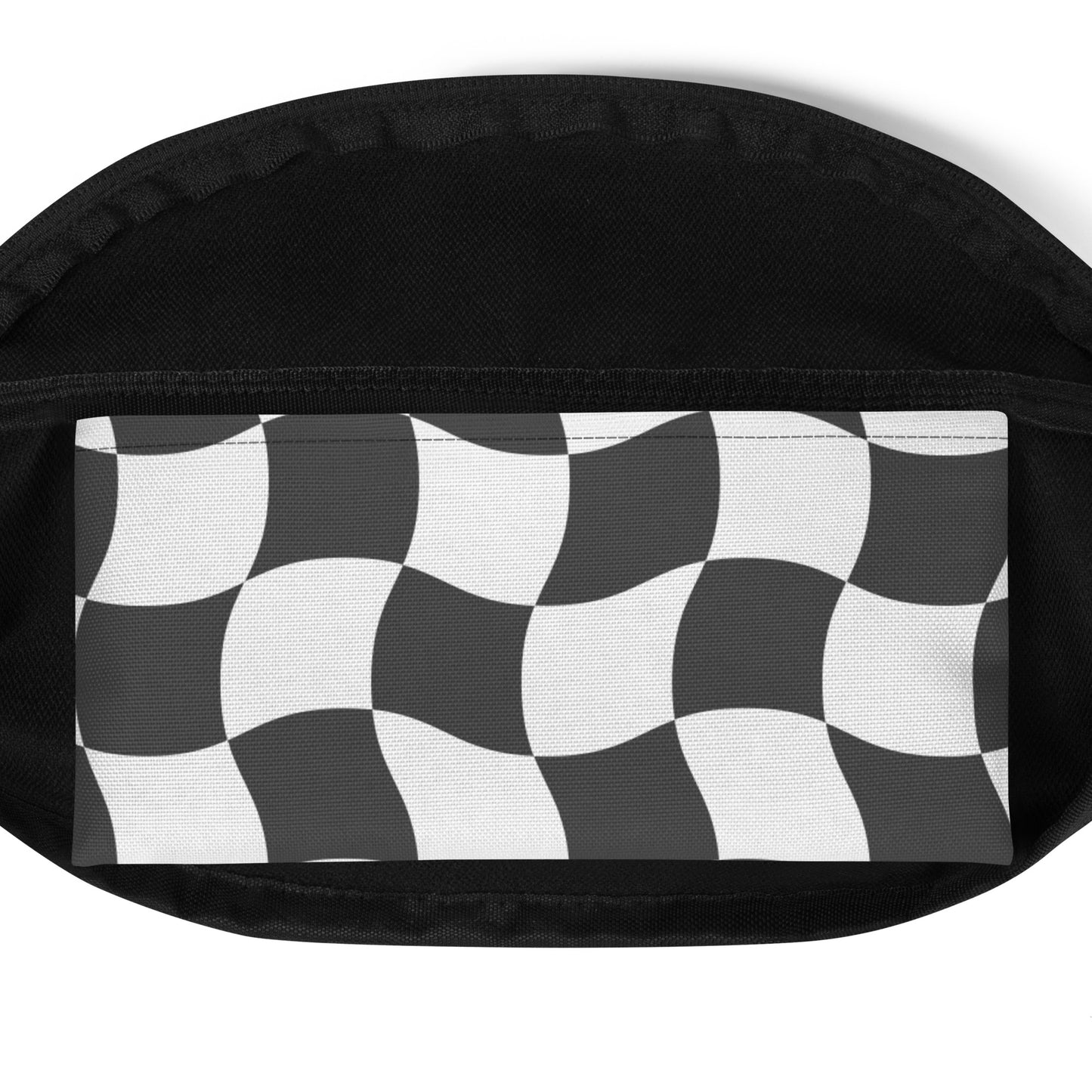 Checkered "I Love Racing" Fanny Pack