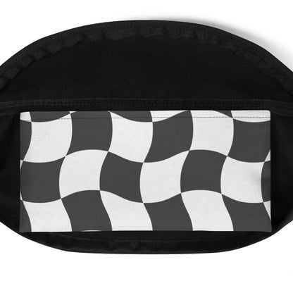 Checkered "I Love Racing" Fanny Pack