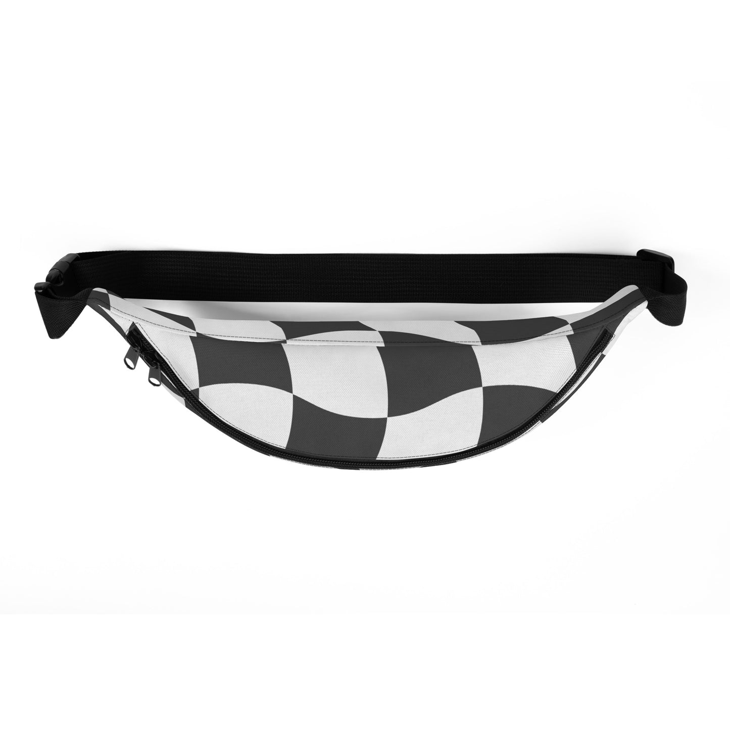 Checkered "I Love Racing" Fanny Pack