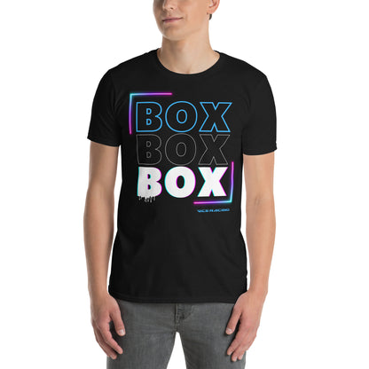 box box box pitcrew racing t-shirt