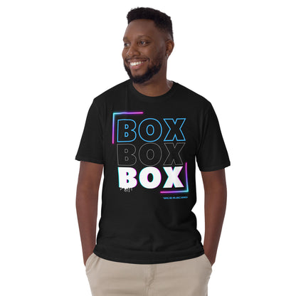 box box box pitcrew racing t-shirt