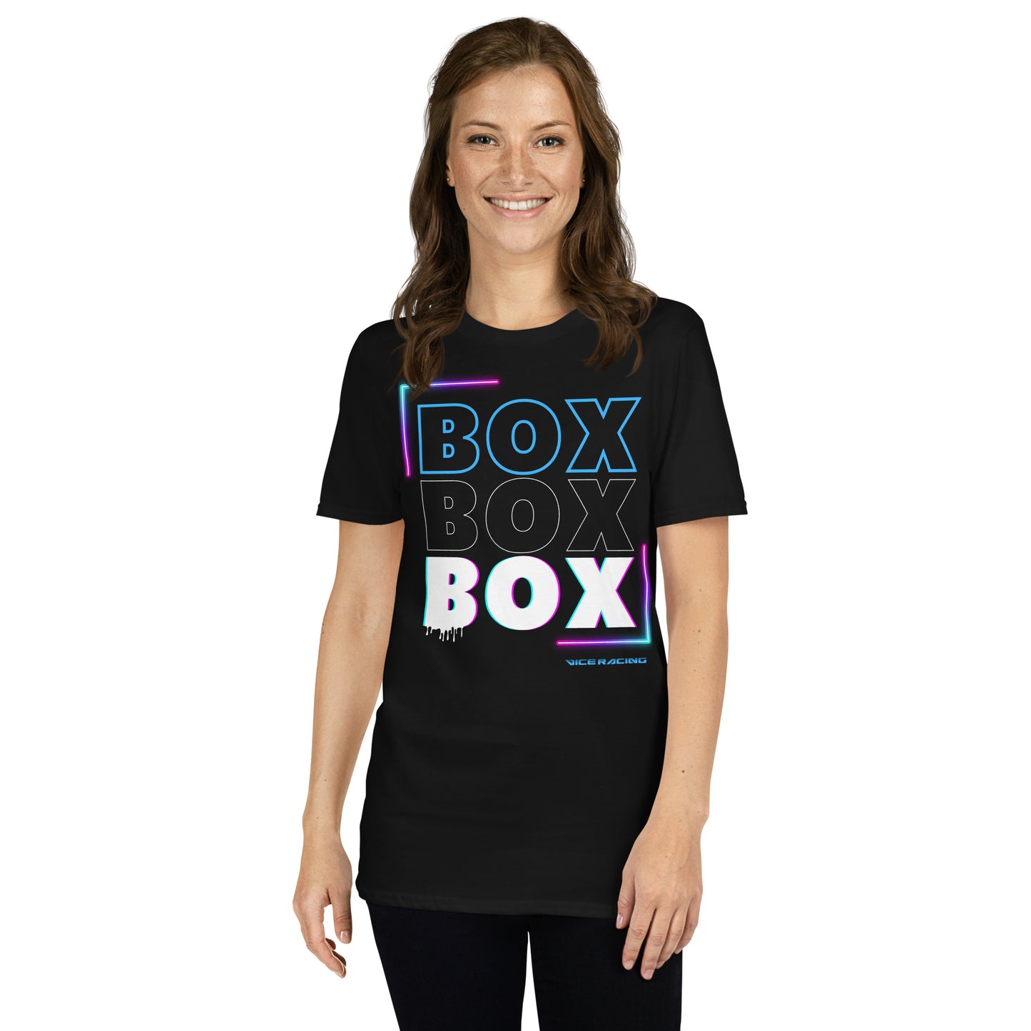 box box box pitcrew racing t-shirt