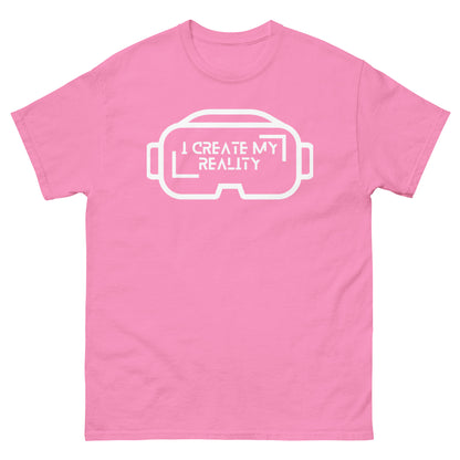 I create my reality virtual reality graphic T shirt