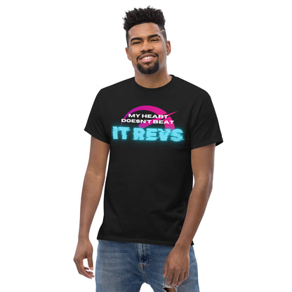 My heart doesn't beat, it Revs racing T-shirt