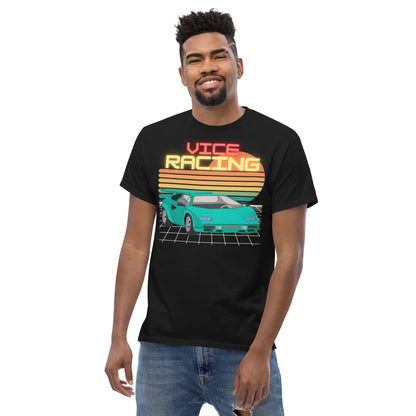Retro Video Game Lamborghini T-shirt