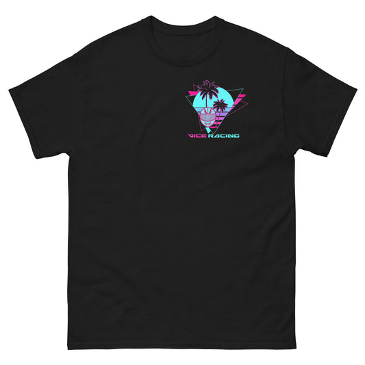 Vice Racing Motorsport Helmet and Palm Tree Logo T-shirt