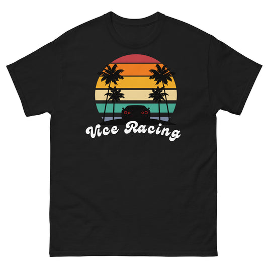 Retro sunset racecar tail light T-shirt