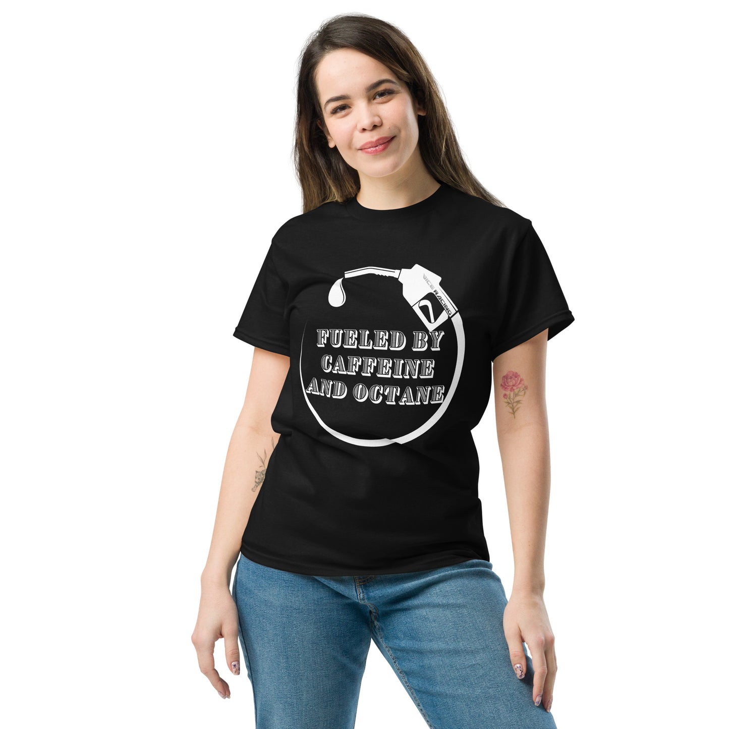 Fueled by Caffeine and Octane T-shirt