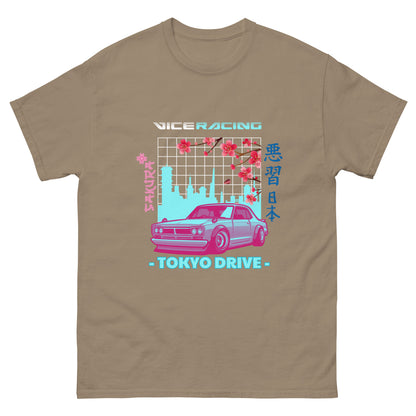 Japanese style sakura cherry blossom Mitsubishi T-shirt