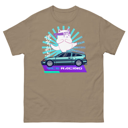 Lucky ninja cat car t-shirt