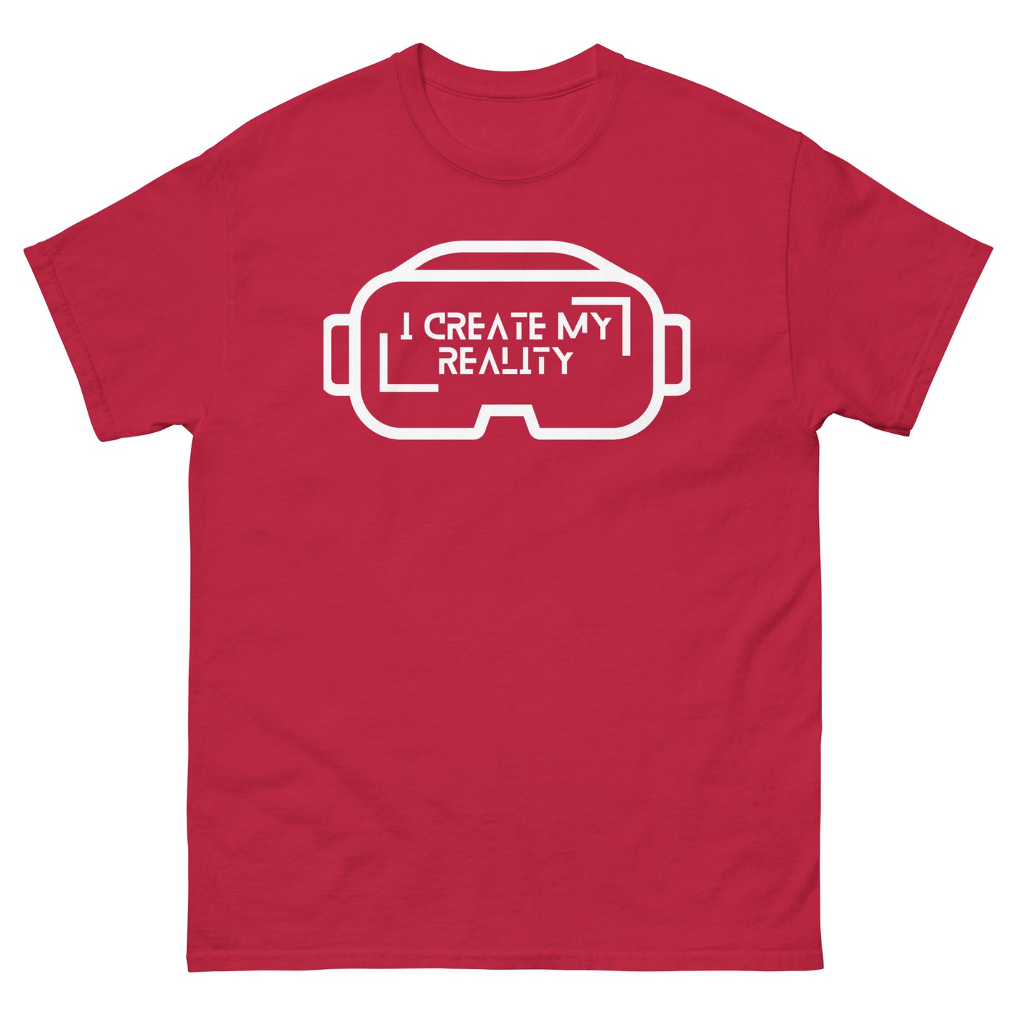 I create my reality virtual reality graphic T shirt