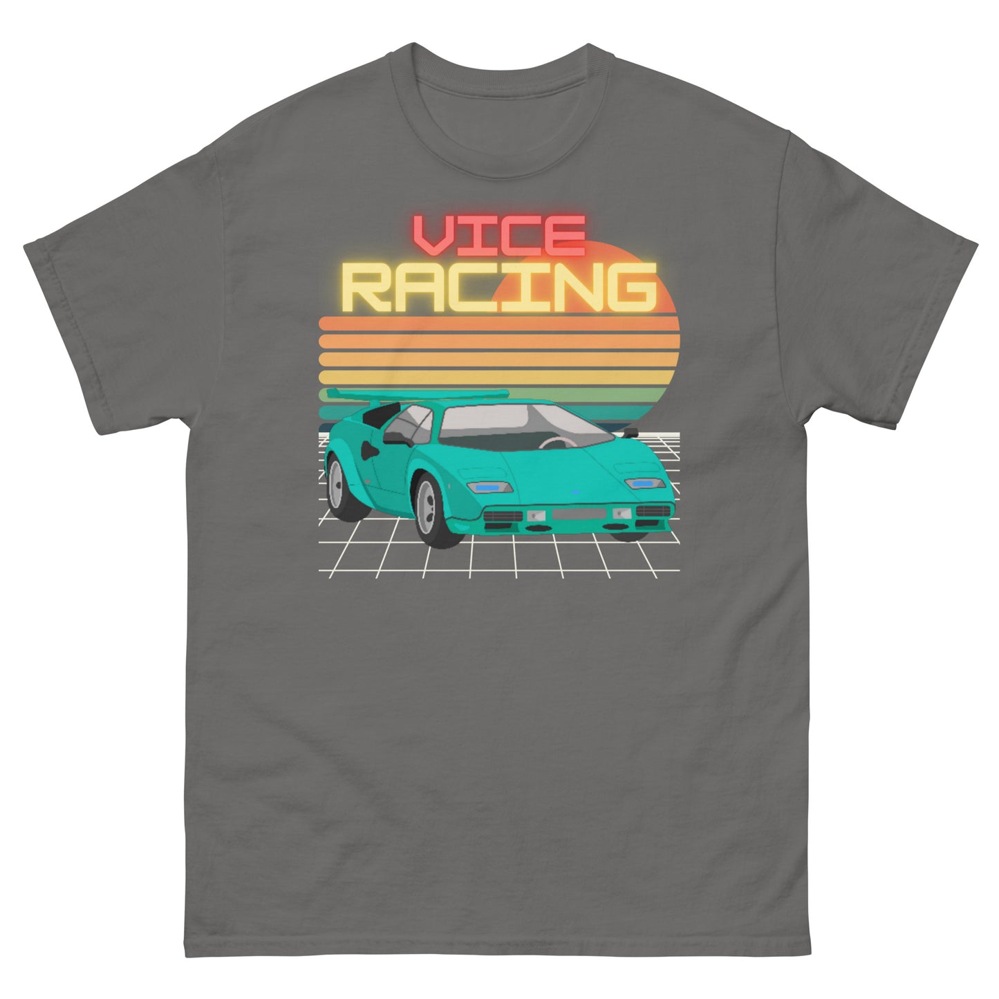 Retro Video Game Lamborghini T-shirt