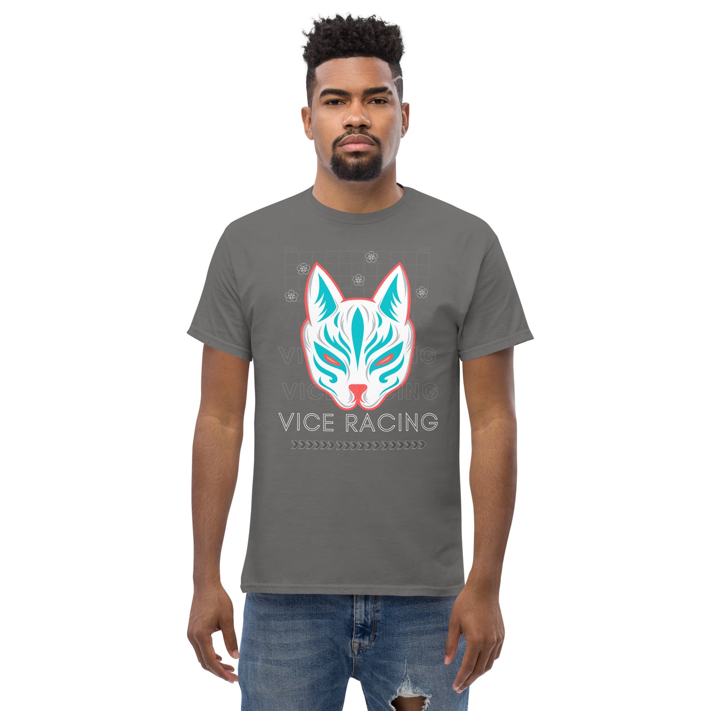 Vice Racing Kitsune Mask T-shirt