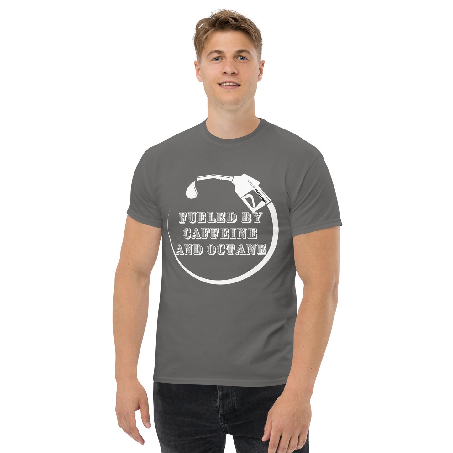 Fueled by Caffeine and Octane T-shirt