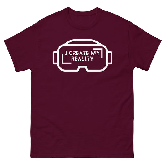 I create my reality virtual reality graphic T shirt