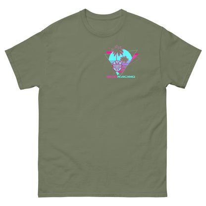 Vice Racing Motorsport Helmet and Palm Tree Logo T-shirt