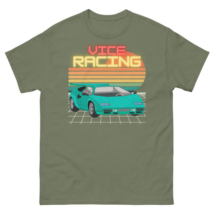 Retro Video Game Lamborghini T-shirt