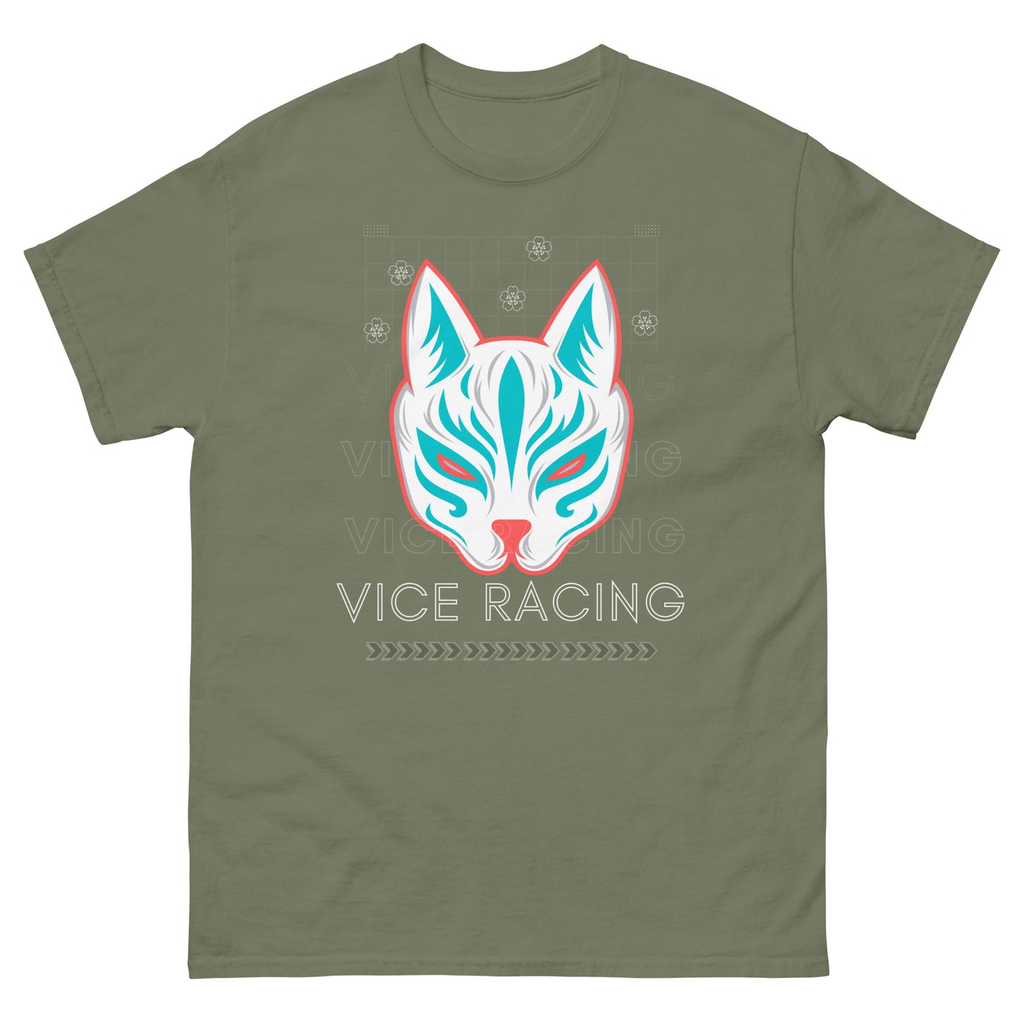Vice Racing Kitsune Mask T-shirt
