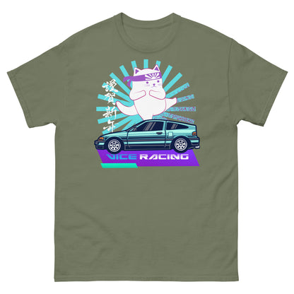 Lucky ninja cat car t-shirt