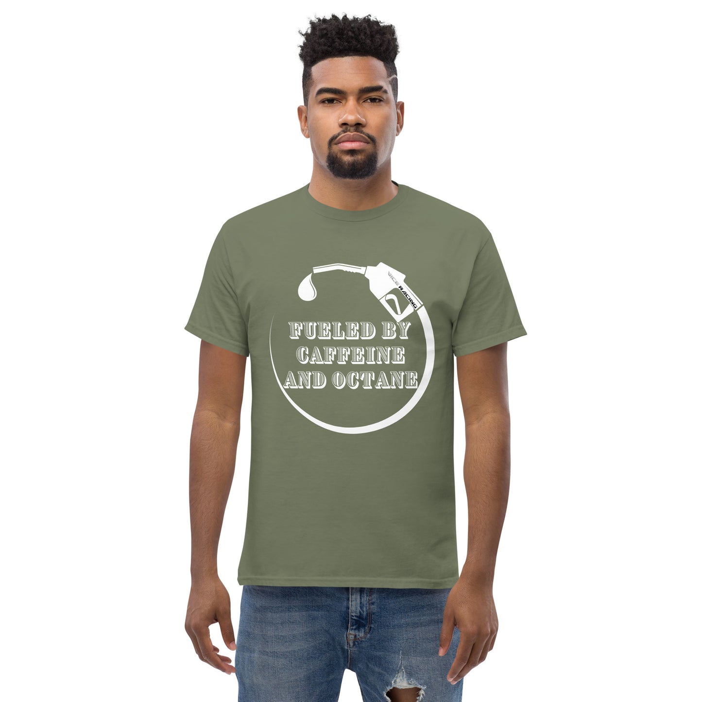 Fueled by Caffeine and Octane T-shirt