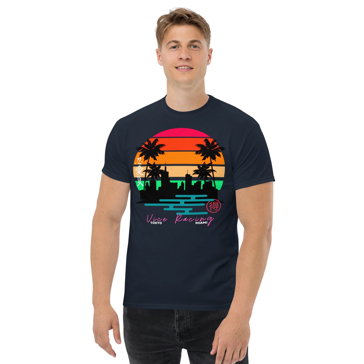 Miami Tokyo CityScape T-shirt