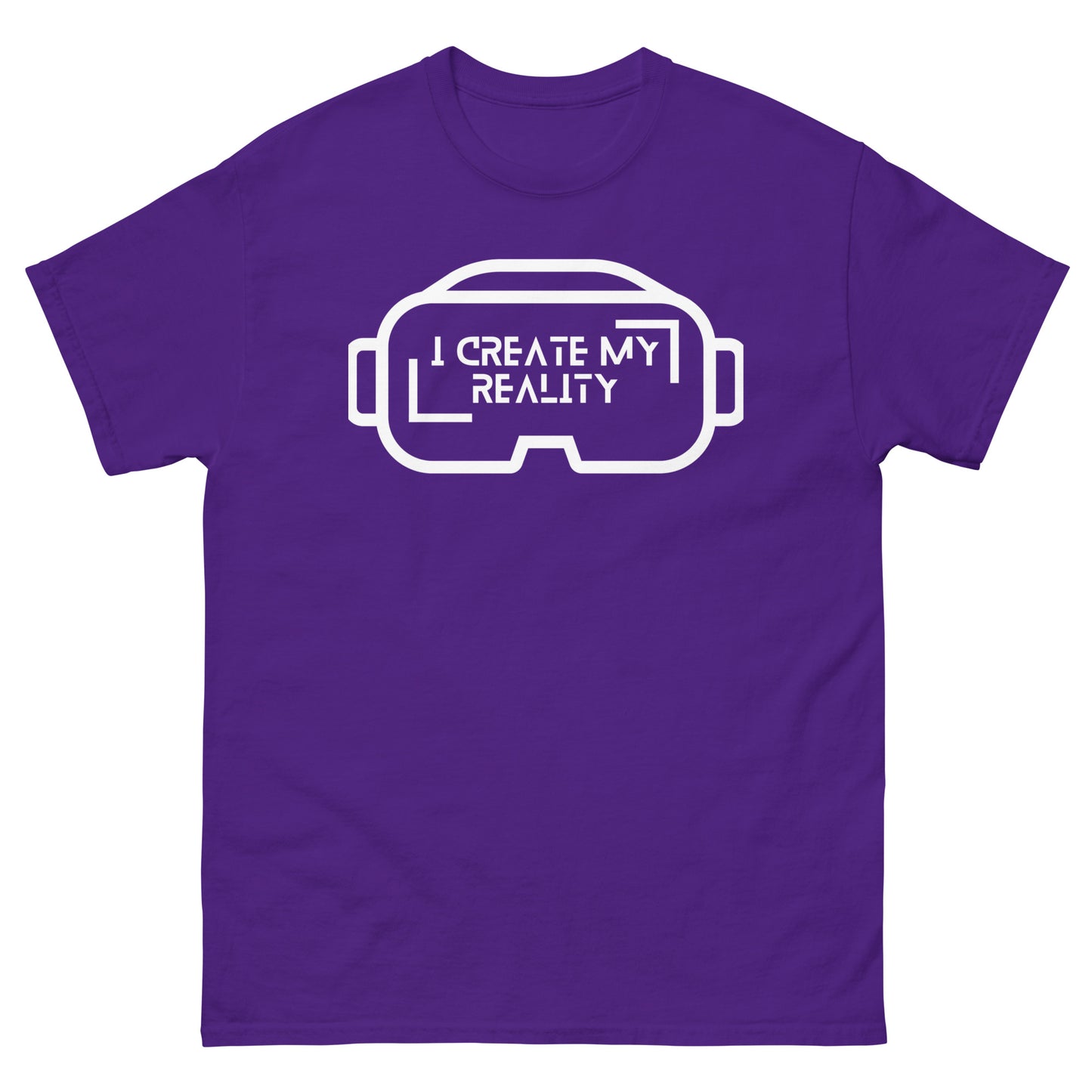 I create my reality virtual reality graphic T shirt