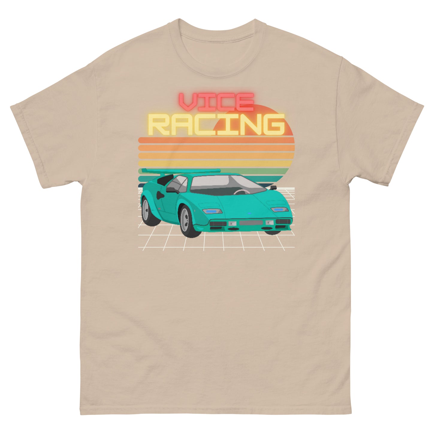 Retro Video Game Lamborghini T-shirt
