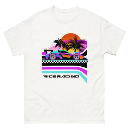 Ocean Drive neon supercar artwork T-shirt