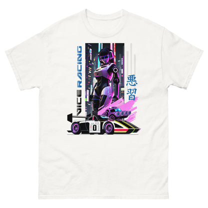 Neo Tokyo Futuristic Cyper Punk Race Car Driver T-shirt