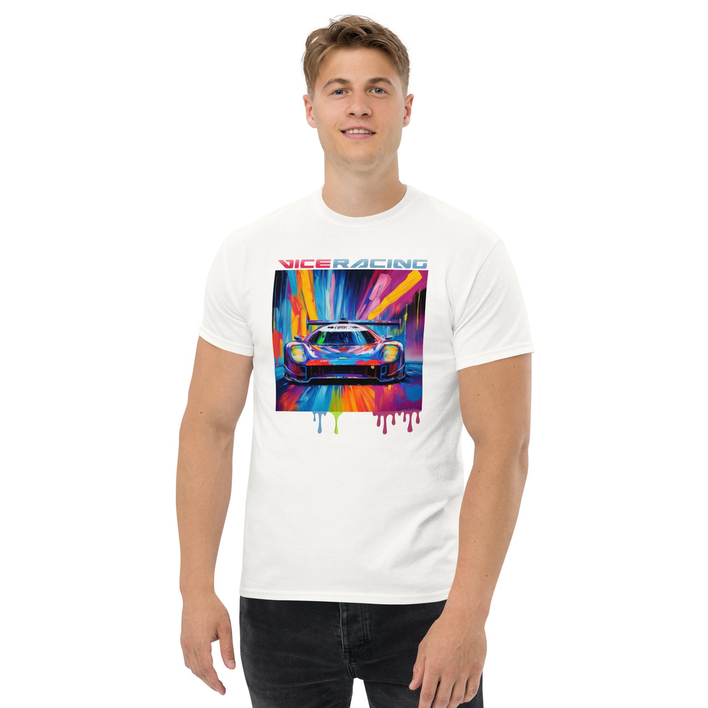 Super Car Drip Paint T-shirt