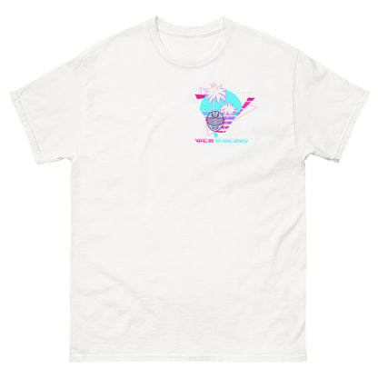 Vice Racing Motorsport Helmet and Palm Tree Logo T-shirt